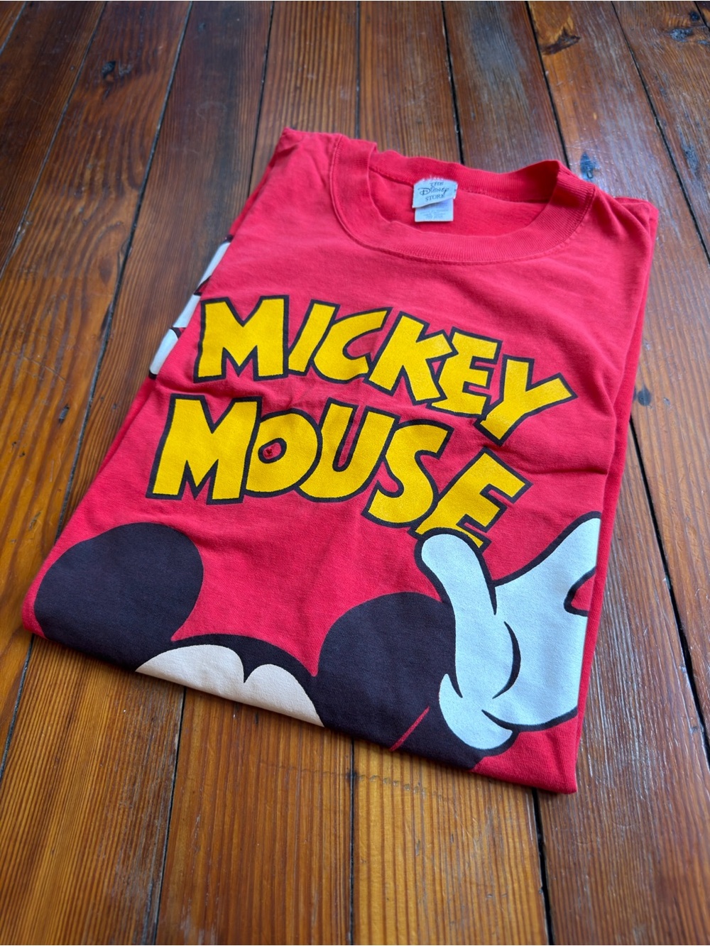 Vtg 90s The Disney Store double sided Mickey Mouse oversized tshirt PJ dress - Picture 3 of 8
